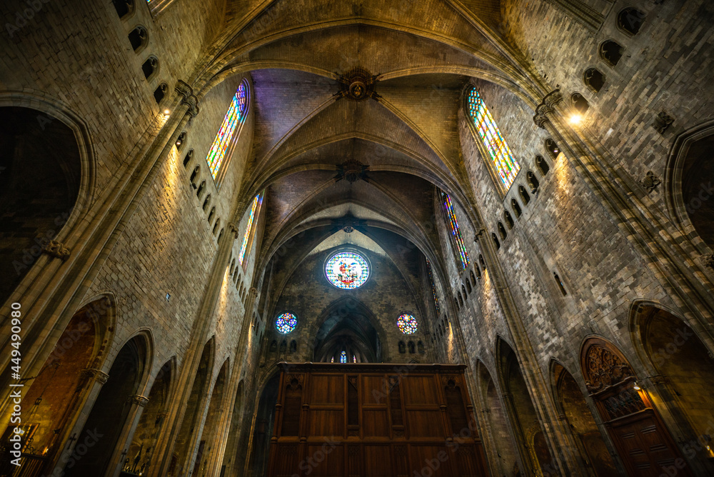Casco histórico y judería de Girona (España), uno de los barrios mejor conservados de España y Europa.