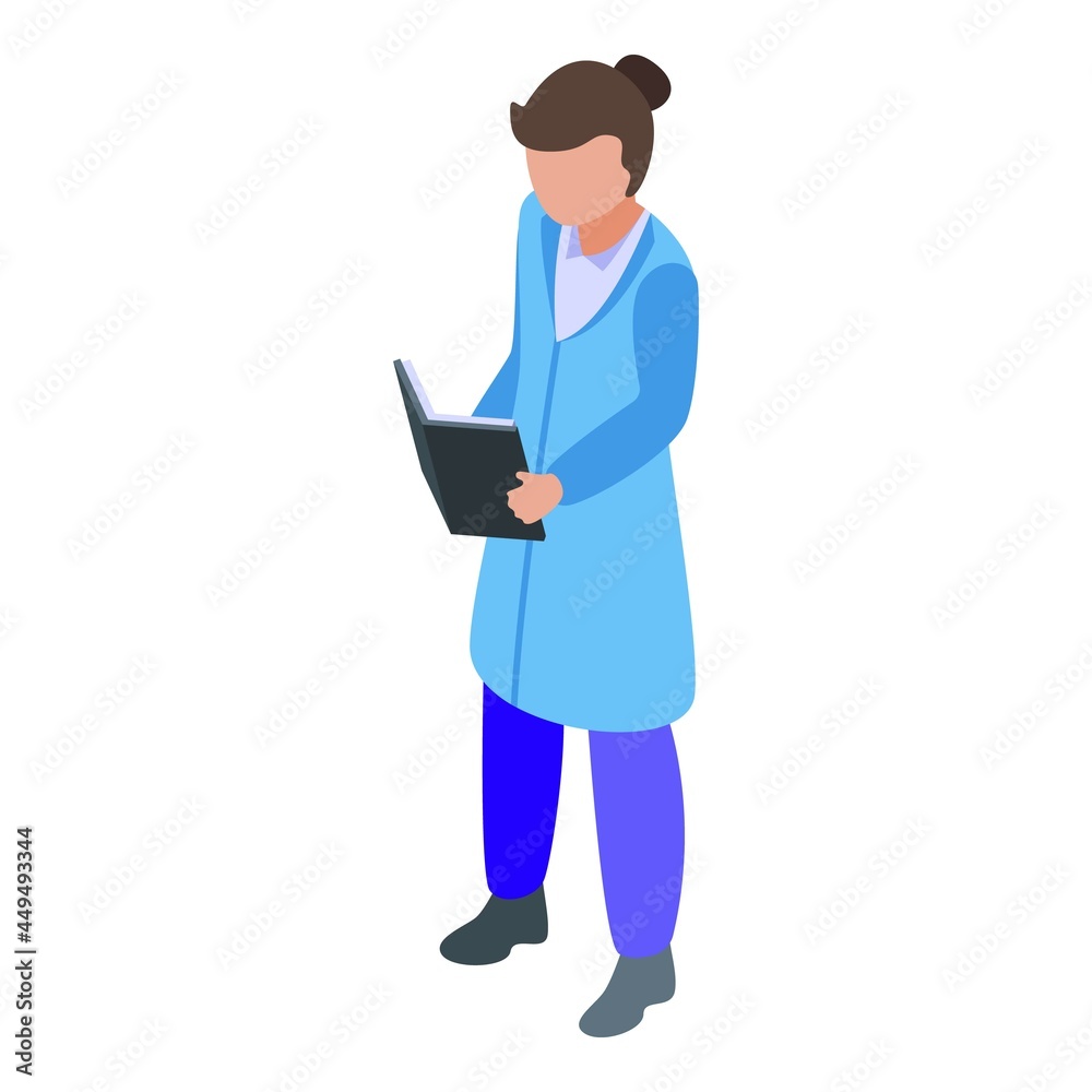 Medical doctor icon isometric vector. Healthcare team. Hospital medic Medical doctor icon isometric vector. Healthcare team. Hospital medic
