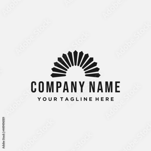 simple and modern logo design template elements