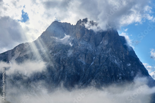 rocky peak of the great horn abruzzo © Massimo