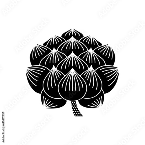 蓮紋・一つ蓮の花（ひとつはすのはな）/ 蓮の花（はすのはな）