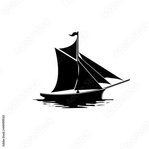 Sailing Ship Logo, this design is suitable for all kind of business