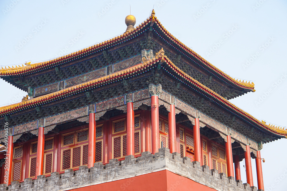 Beautiful Forbidden City in snow - China Beautiful Forbidden City in snow - China