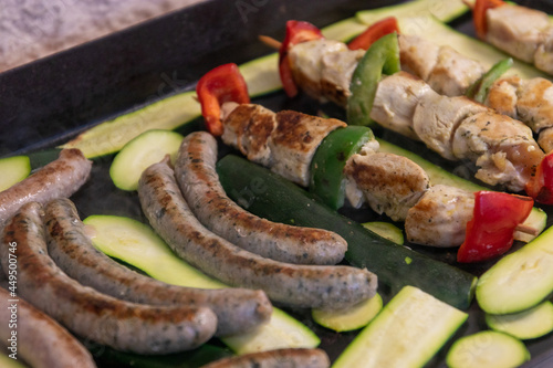 Grillades sur la plancha