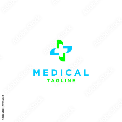 Medical Logo Design. Vector Illustration.