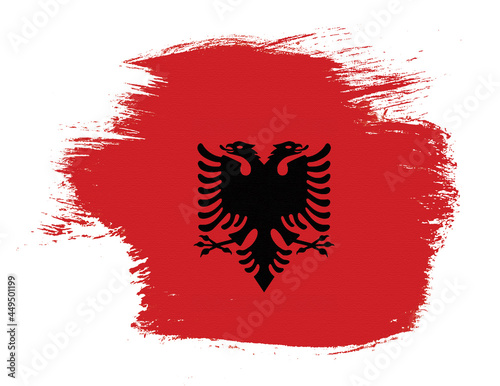 Country Flag of Albania Digital Artwork