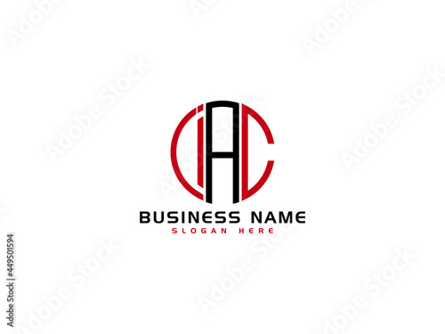 Letter IAC Logo Iocn Vector Image For Business photo