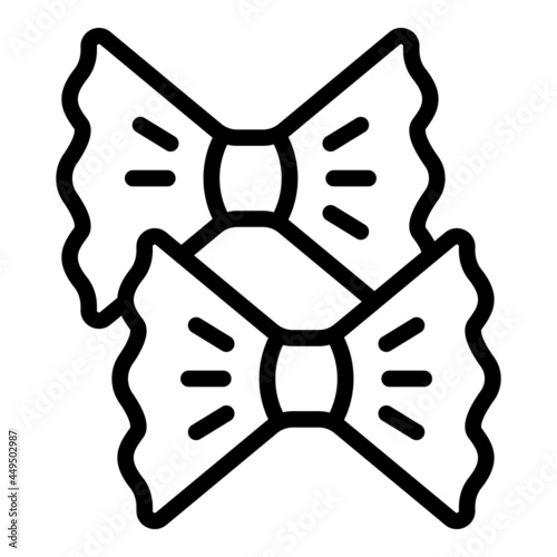 Ravioli icon outline vector. Italian pasta. Food spaghetti