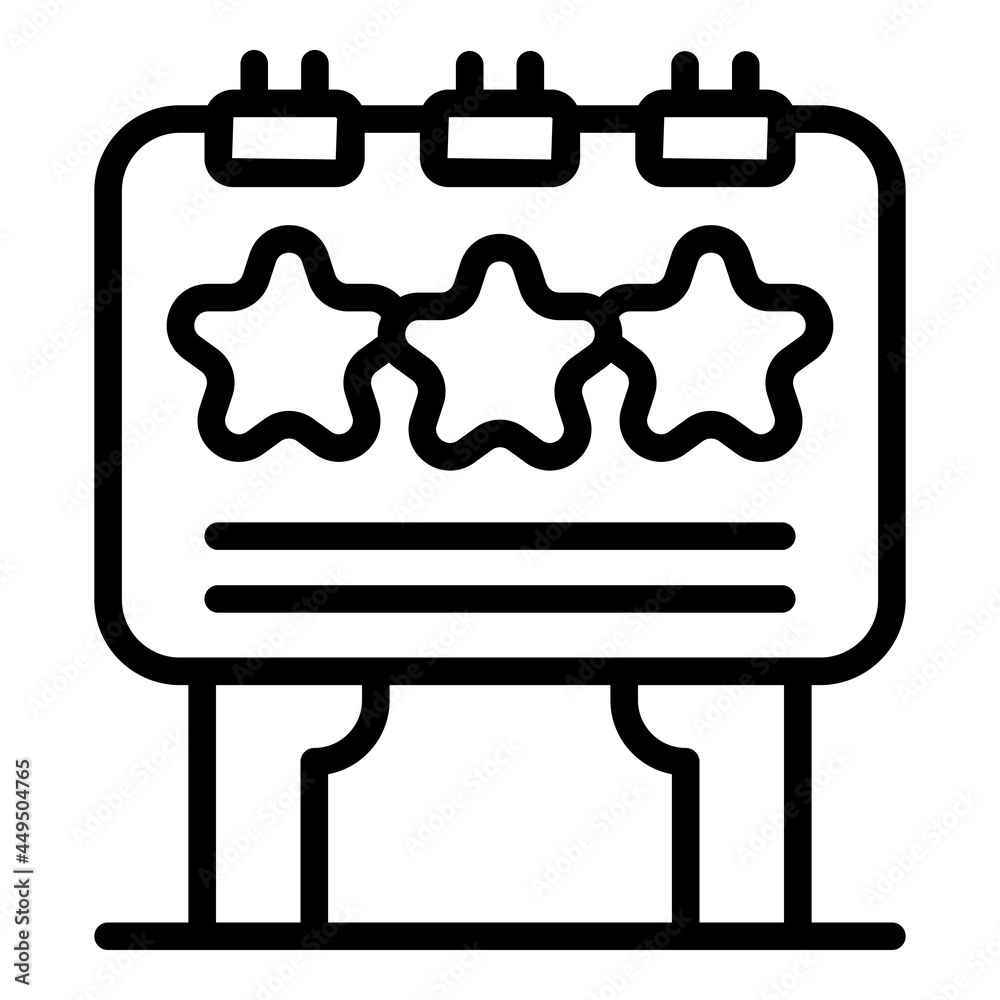Product billboard icon outline vector. Featured data. Survey buy Product billboard icon outline vector. Featured data. Survey buy