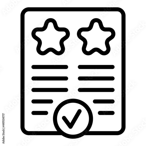 Data product icon outline vector. Compare template. Price interface