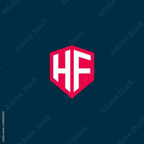 Fotografija hf letter shield logo