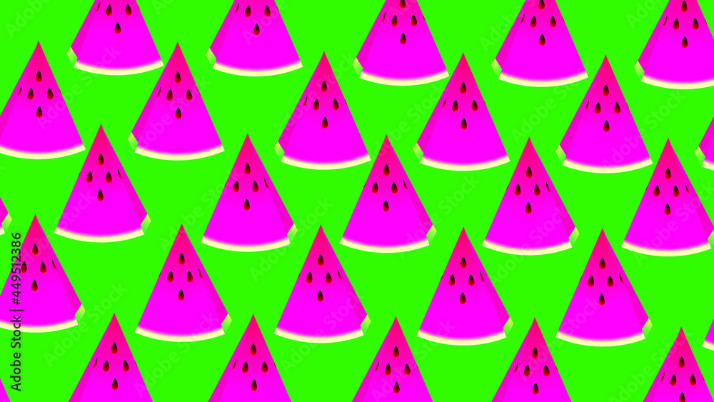 illustration of background watermelon patern. green watermelon illustration of background watermelon patern. green watermelon