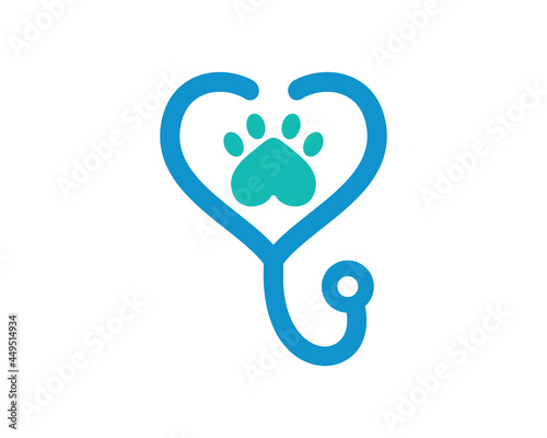 pet hospital clinic logo template