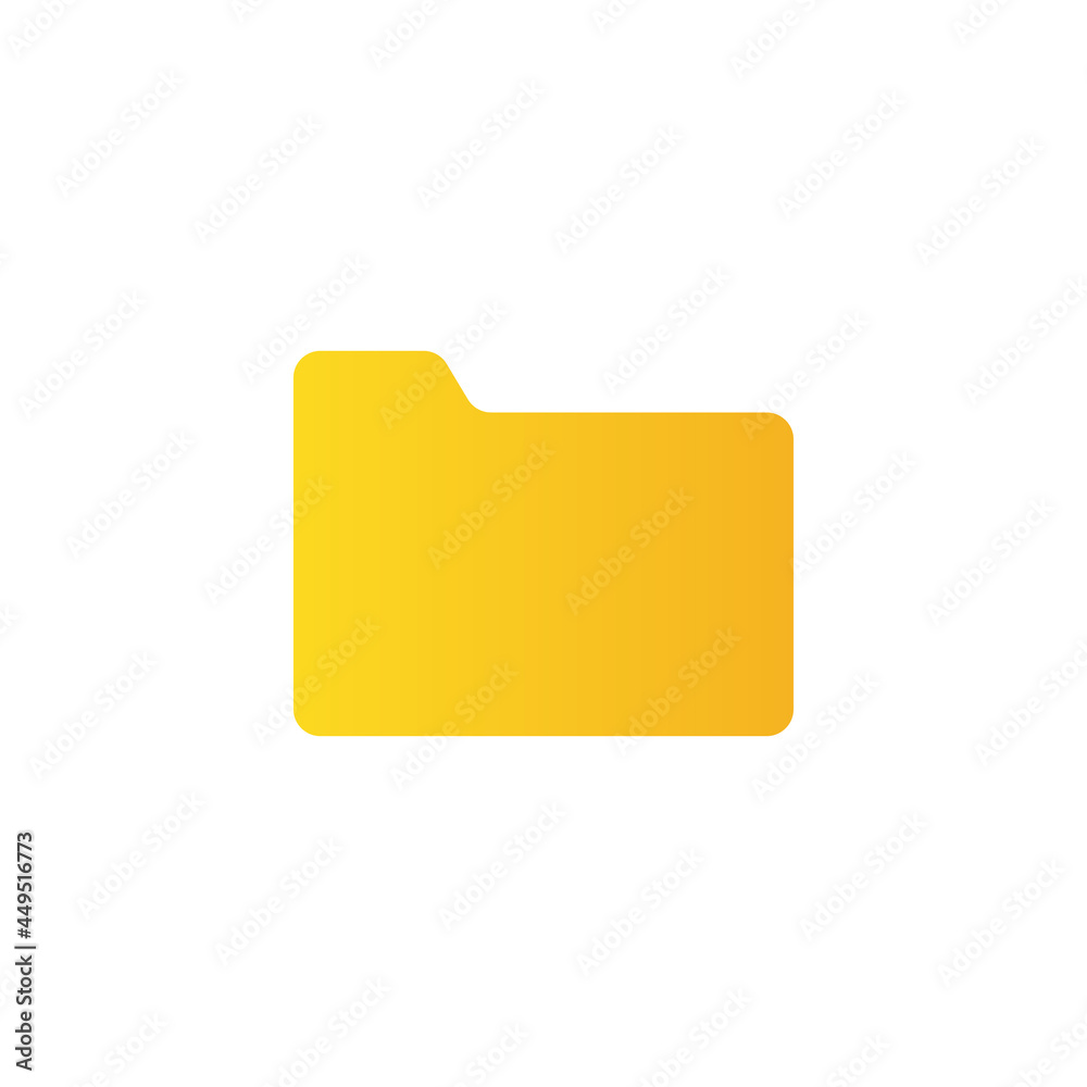 Flat folder icon Flat folder icon