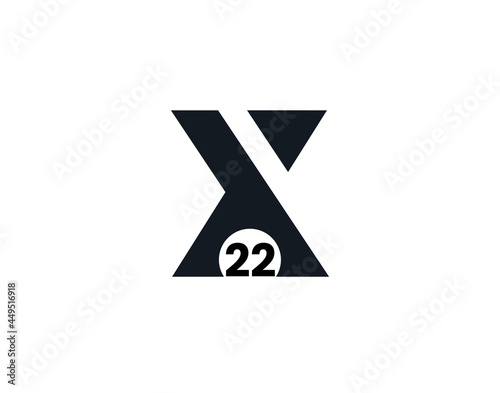 X22, 22X Initial letter logo photo