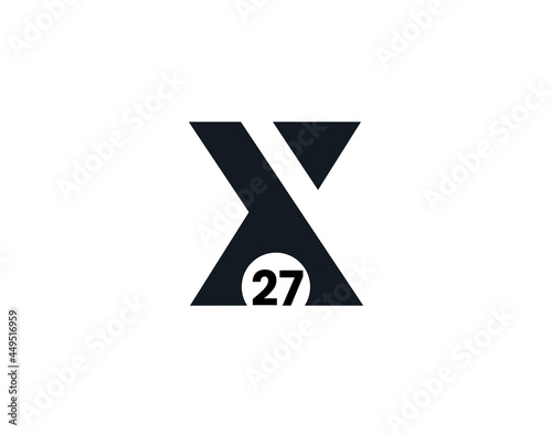 X27, 27X Initial letter logo photo