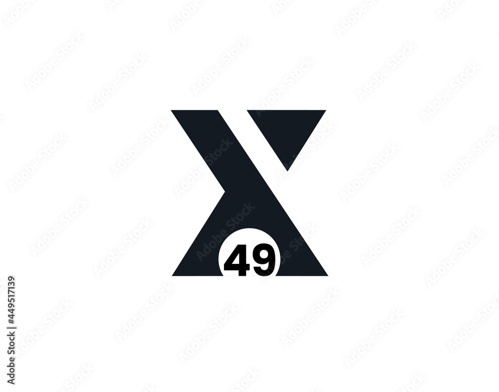 X49, 49X Initial letter logo X49, 49X Initial letter logo