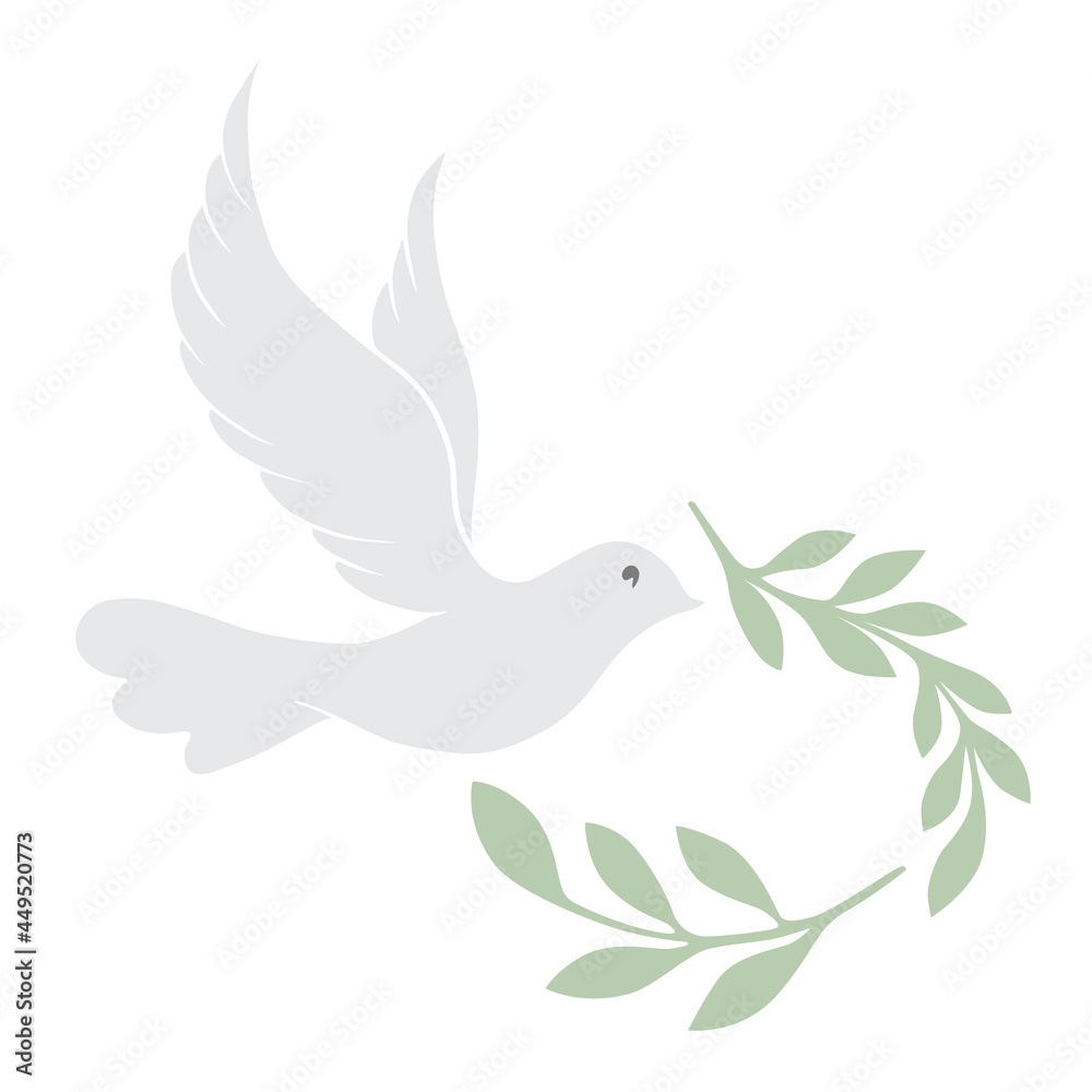 Elegant line dove bird. Vector illustration art. Elegant line dove bird. Vector illustration art.
