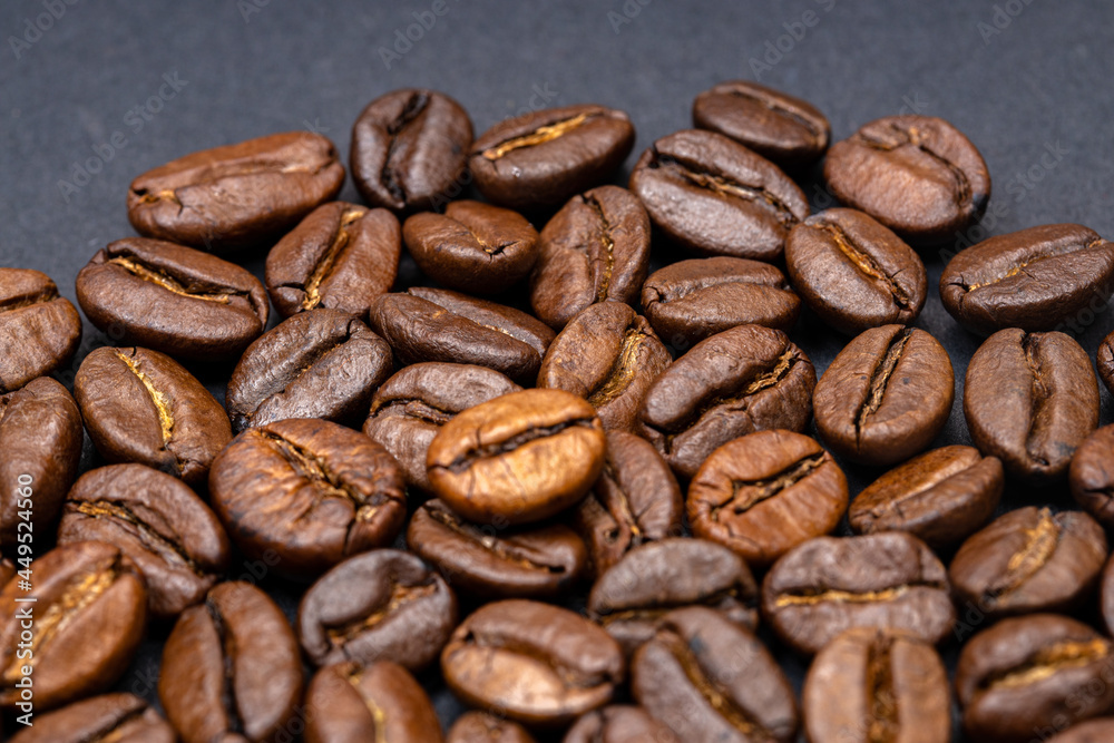 Fototapeta premium Coffee beans with uniform color