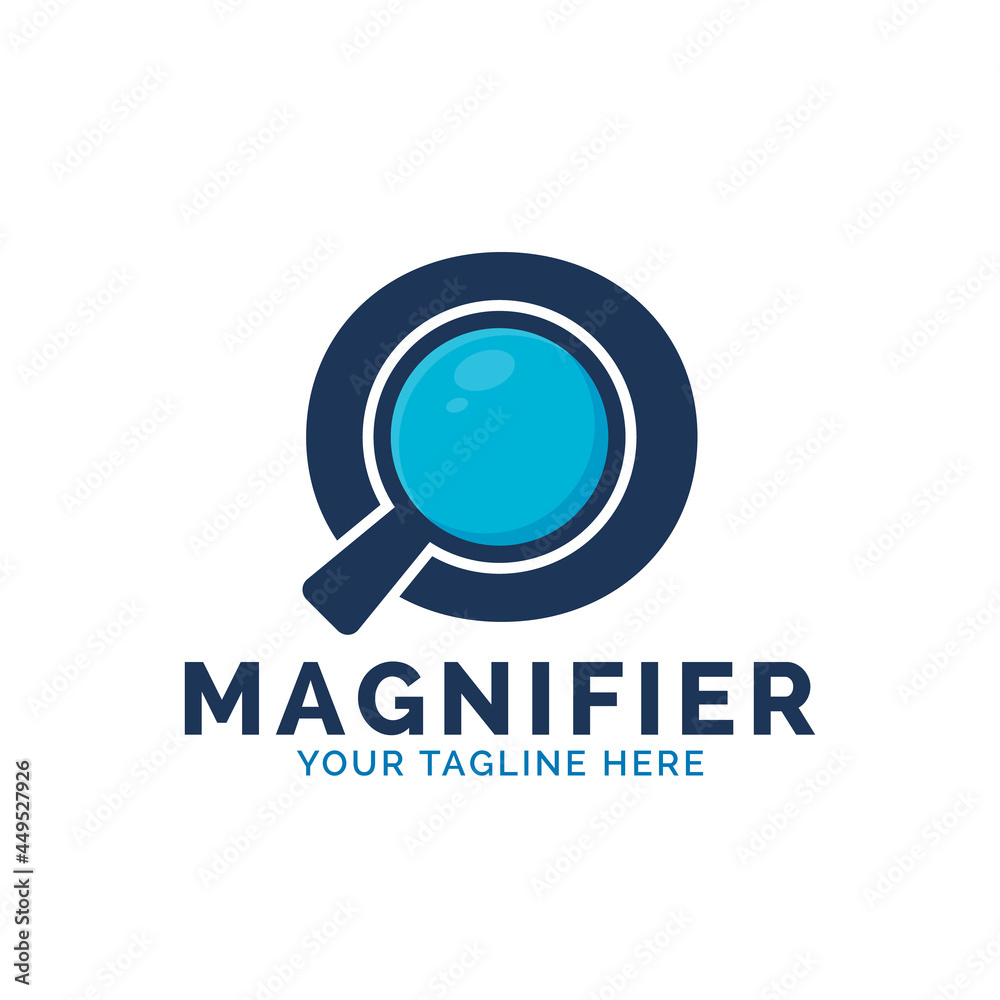 Search Logo. Letter O Magnifying Glass Logo Design Search Logo. Letter O Magnifying Glass Logo Design