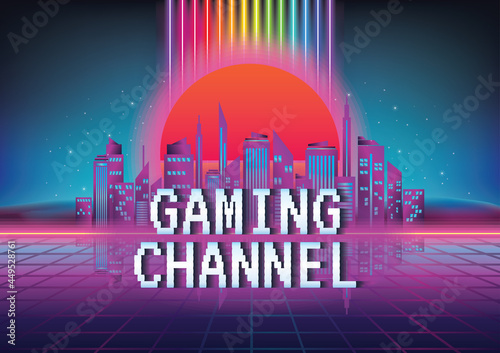 Game zone game icon background vector 