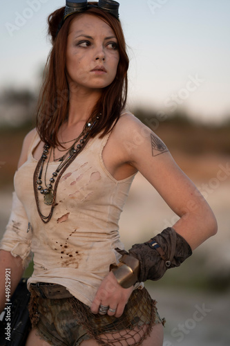 Fotografie Post-apocalyptic girl