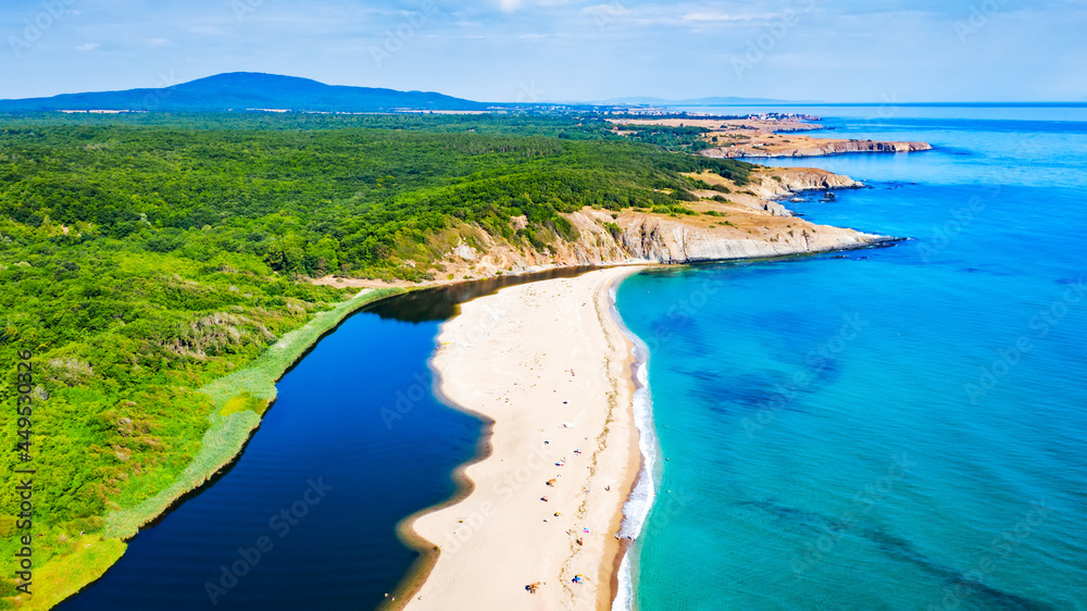 Sinemorets, Bulgaria - Veleka Beach at Black Sea