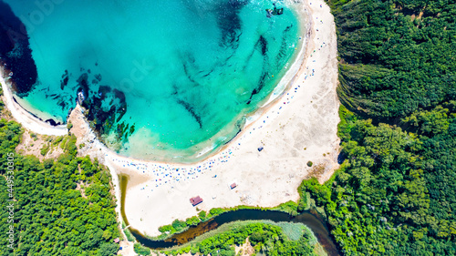 Silistar turquoise beach, Bulgaria coastline Black Sea © ecstk22