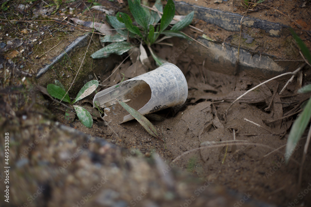 Obraz premium plastic waste pollution found in Adelaide, South Australia