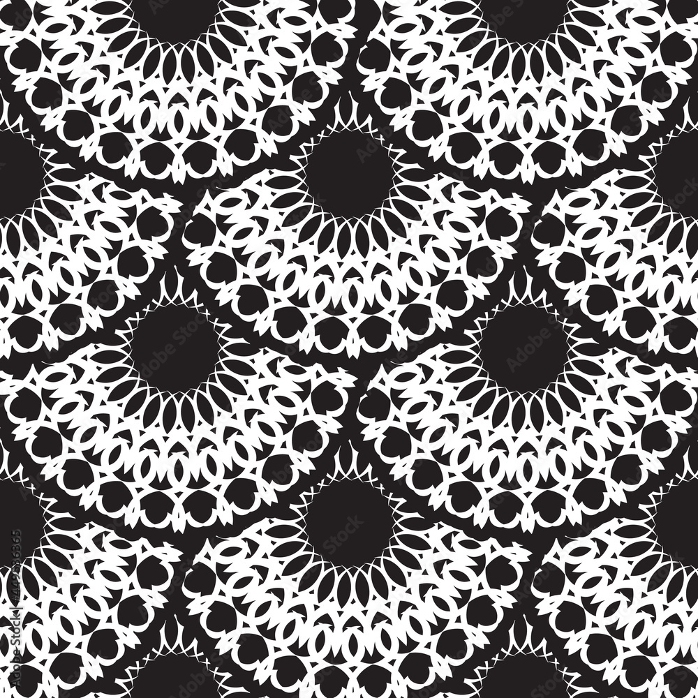 The geometric abstract pattern. Seamless vector background. Graphic modern pattern