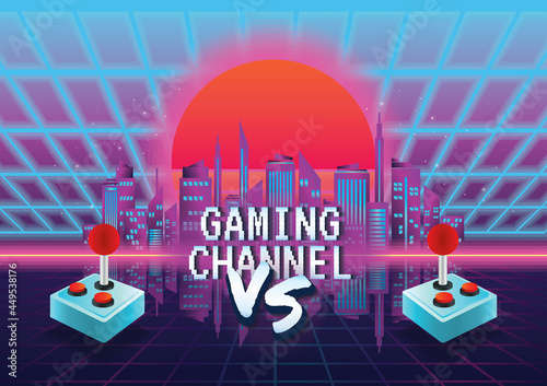 Game zone game icon background vector