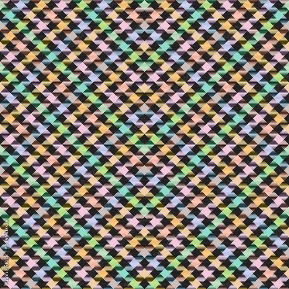 Rainbow Pastel Chevron Plaid Tartan textured Seamless Pattern Design Rainbow Pastel Chevron Plaid Tartan textured Seamless Pattern Design