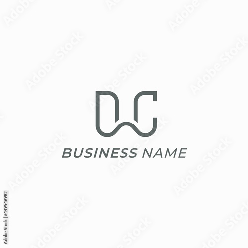 Free Download design logo creative letter W and C - GFXLoad