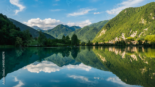 Photos Amazing view of reservoir on Soca river near Most na Soci (Bridge on Soca - Santa Lucia d'Isonzo), Slovenia