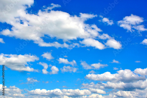 Blue sky background widh white clouds