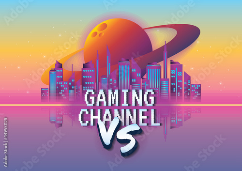 Game zone game icon background vector