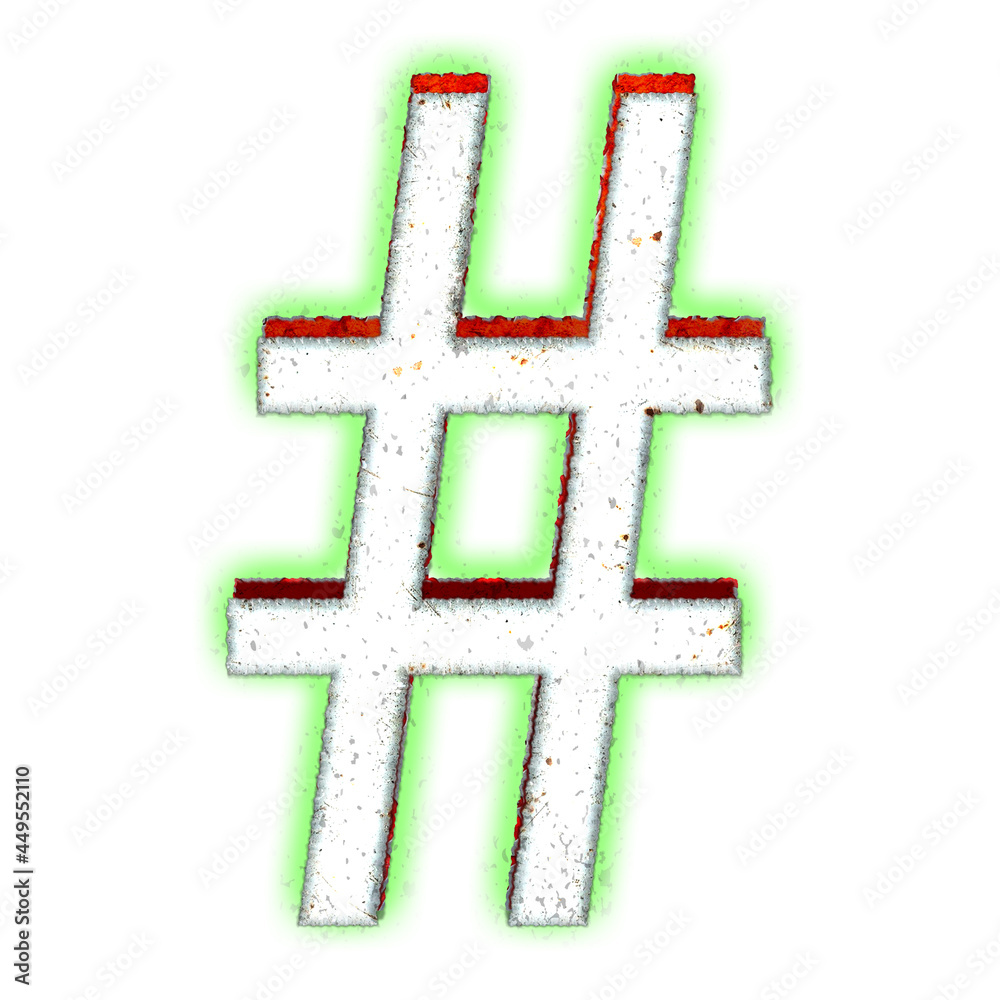 Obraz premium Action Stlye Alphabet Text Design