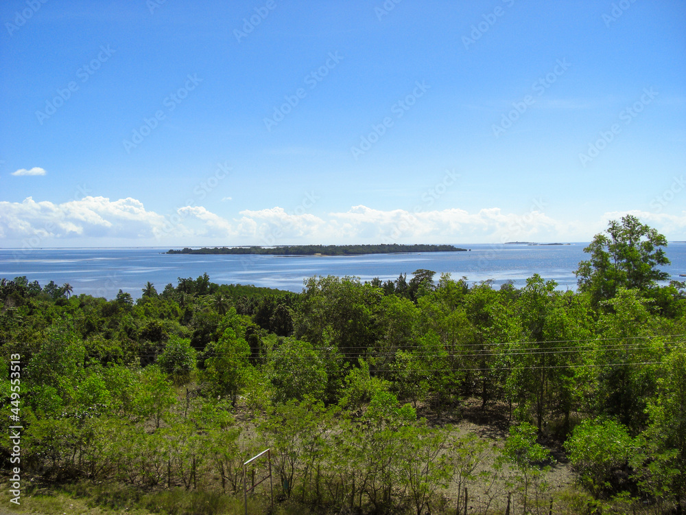 Countryside on the island Palawan on the Philippines 16.12.2012