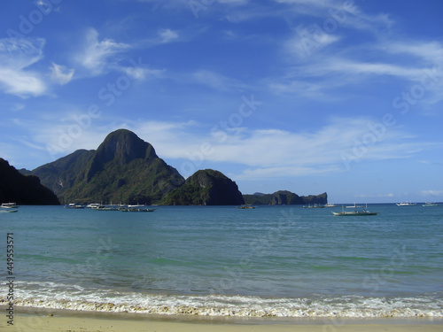 Beach on the island Palawan on the Philippines 17.12.2012