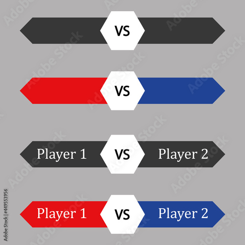 Smartphone battle icon, 1 player vs 2 player. Vector illustration eps 10