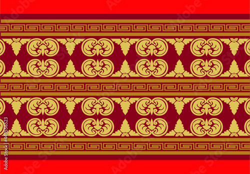 Indonesian geometric batik motifs with Balinese flower patterns, exclusive and classic, are suitable for various purposes. EPS VECTOR 10