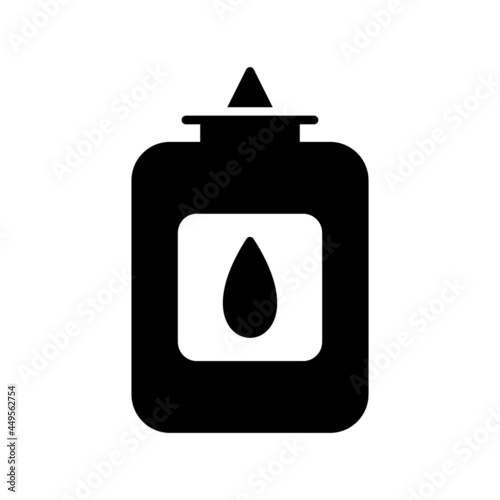 Eye Drops Glyph Vector Icon Design