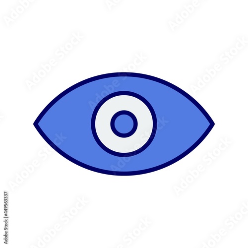 Eye Line Filled Blue Vector Icon Design Free Download Eye Line Filled Blue Vector Icon Design - GFXLoad
