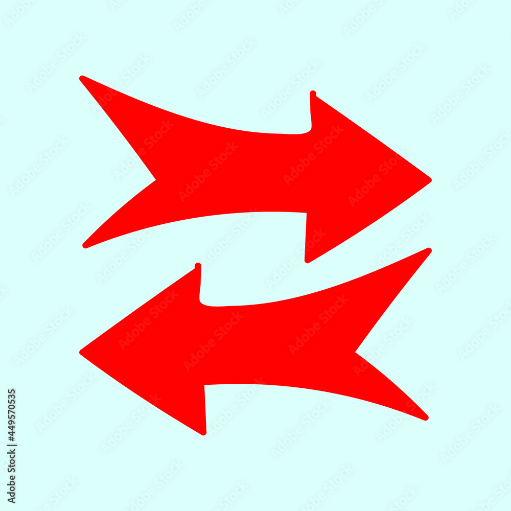 Red arrow icon vector EPS- 10 Red arrow icon vector EPS- 10