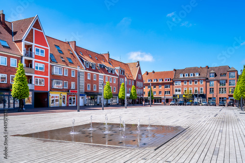 Obraz na plátne Neuer Markt, Emden, Niedersachsen, Deutschland