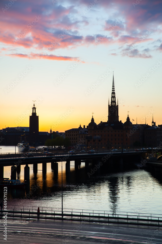Fototapeta premium Stockholm at dusk