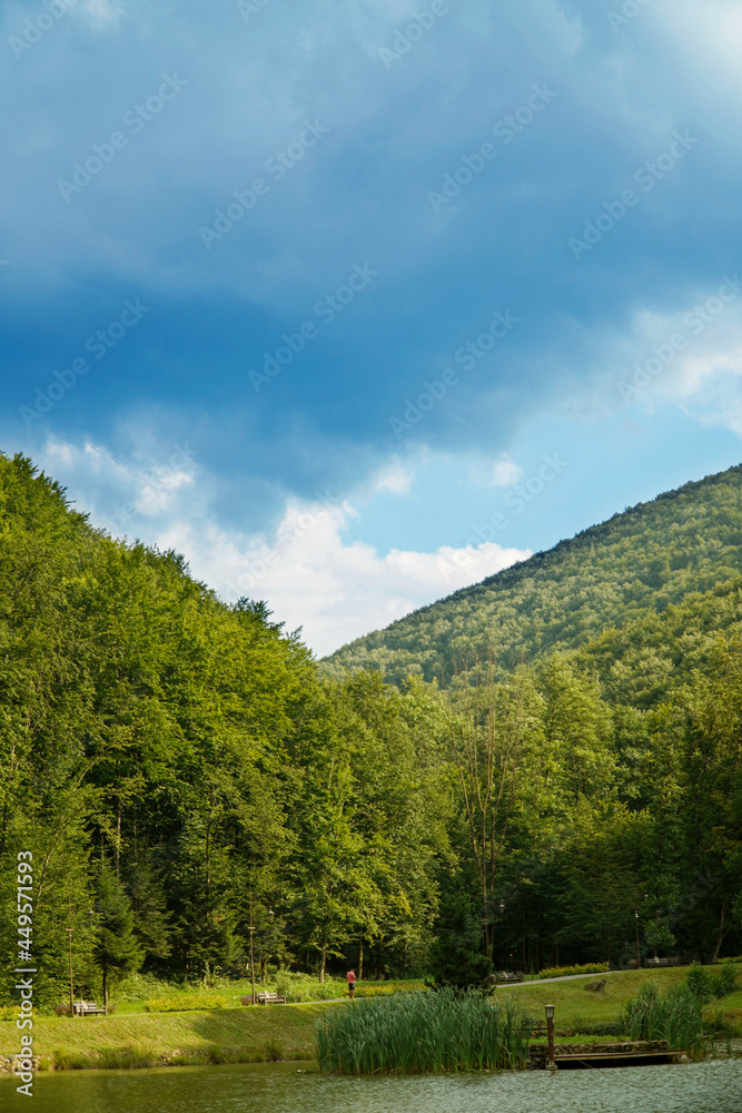 Obraz premium landscape with river