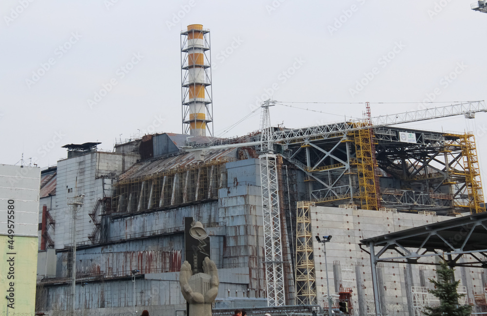 Pripyat is an exclusion zone after Black Andbult nuclear disaster at the nuclear power plant.