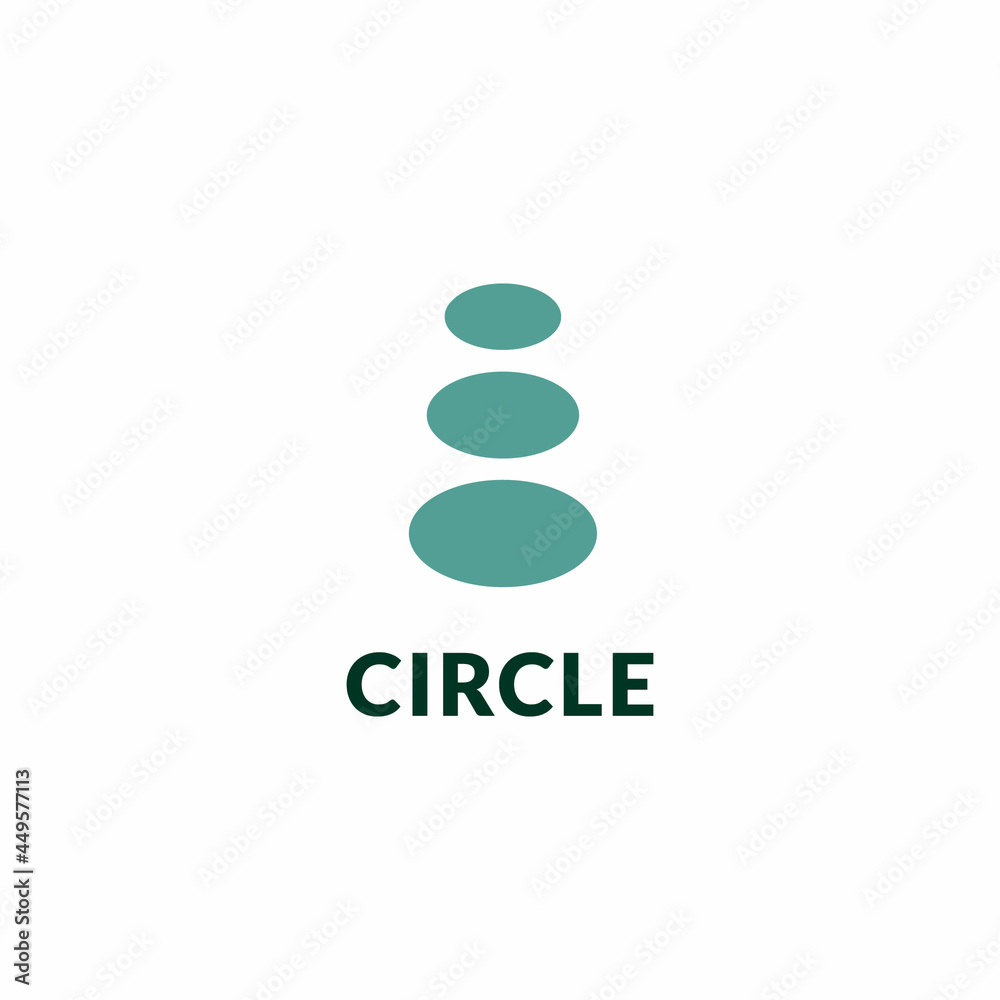 Logo Vector Modern Stone Rock Creative Circle Abstract Template Logo Vector Modern Stone Rock Creative Circle Abstract Template