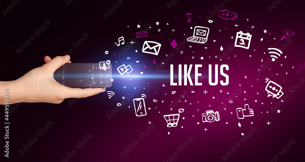 hand holding wireless peripheral concept hand holding wireless peripheral concept